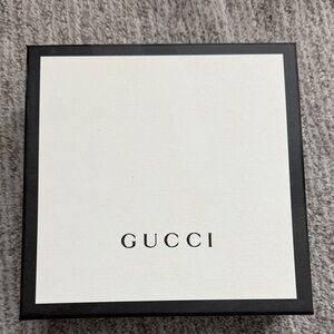 Gucci Black and White Logo Presentation Box